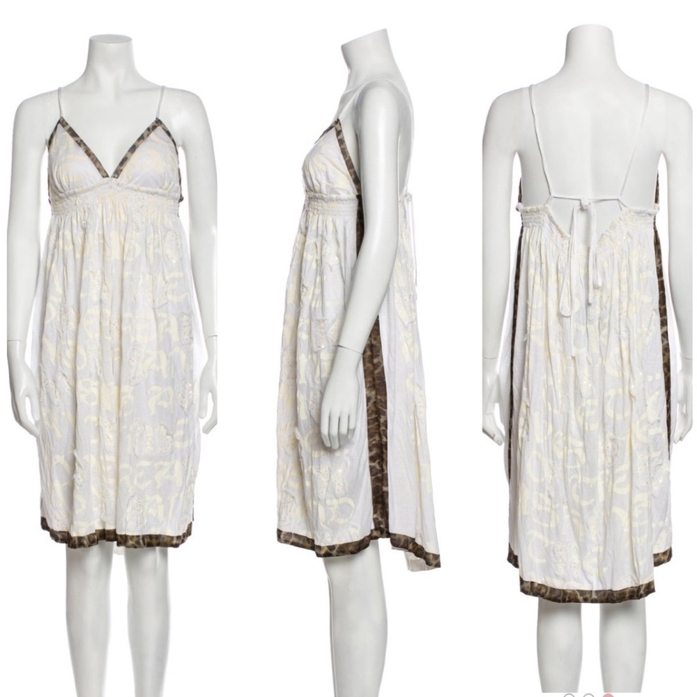 Letarte Printer Midi Length Spaghetti Strapped Dress Size 8